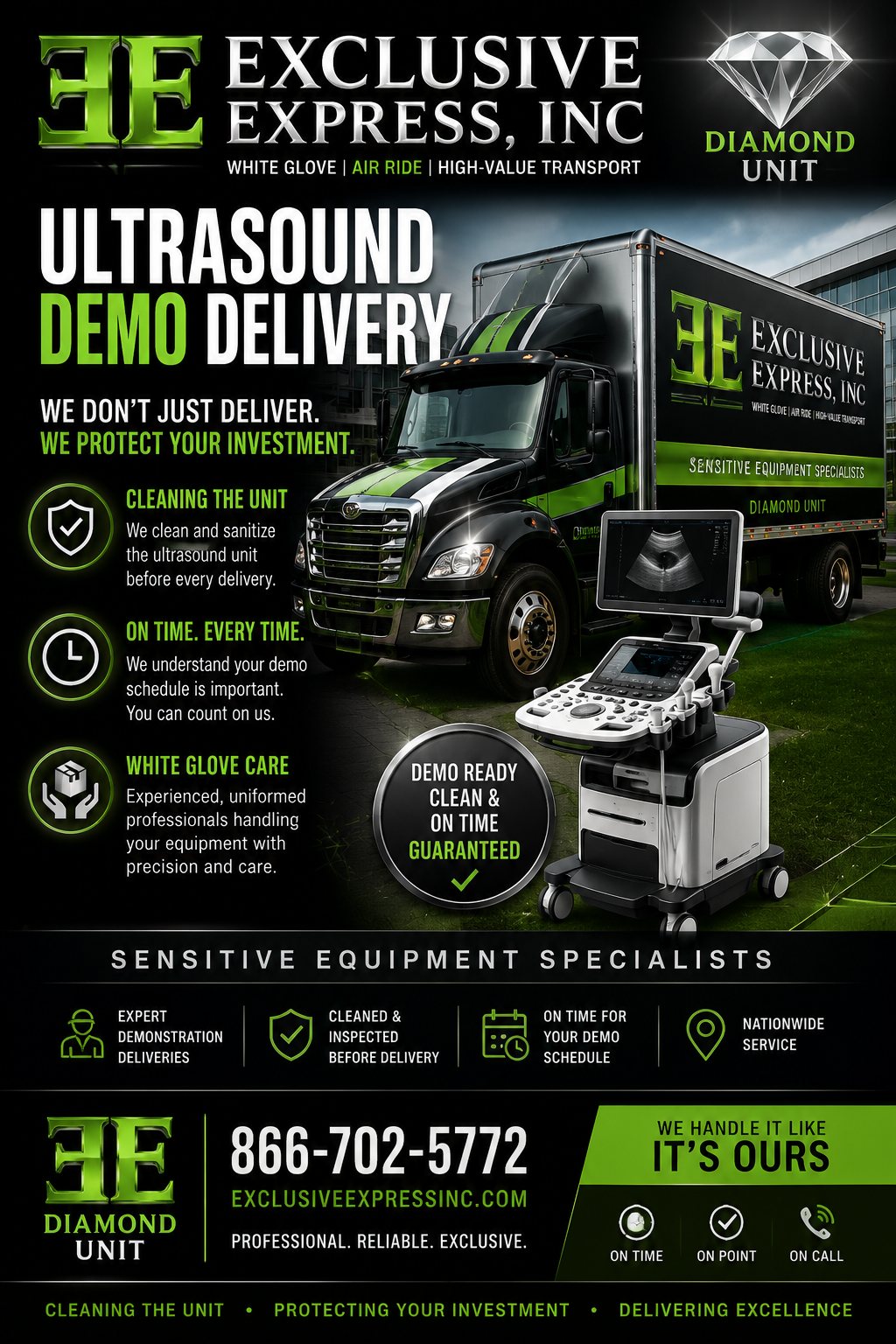 Exclusive Express field work — specialized freight delivery in California