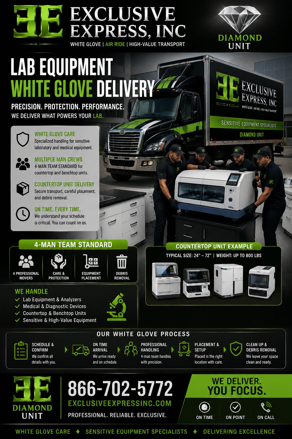Exclusive Express field work — specialized freight delivery in California